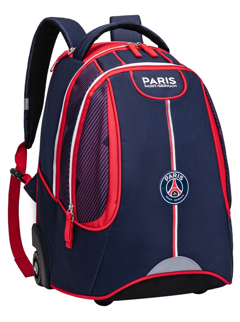 Sac à dos scolaire à roulettes PSG - Collection officielle PARIS SAINT GERMAIN Multicolore - Kiabi