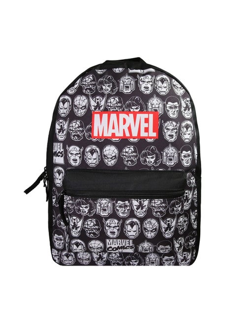 Sac à Dos Scolaire Avengers - Noir - 1 compartiment zippé - 29x13x40cm - Bagtrotter - Kiabi
