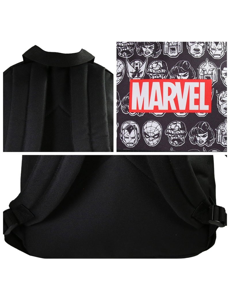 Sac à Dos Scolaire Avengers - Noir - 1 compartiment zippé - 29x13x40cm - Bagtrotter Noir - Kiabi
