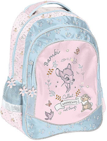 Sac à Dos Scolaire Bambi Moments Paillettes 42 CM - 2 Compartiments
