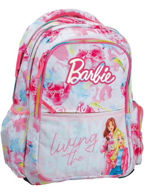 Sac à dos scolaire Barbie imprimé Living the Dream 43 CM - Kiabi