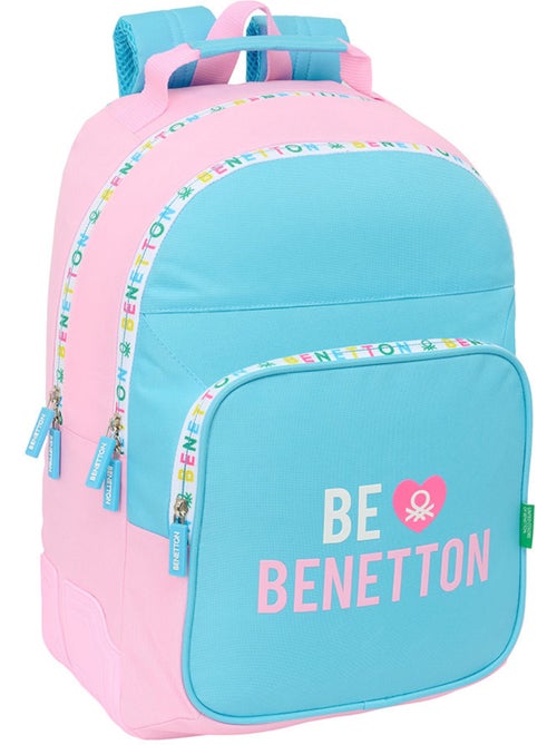 Sac à Dos Scolaire Be Benetton avec 2 compartiments 42 CM - Kiabi