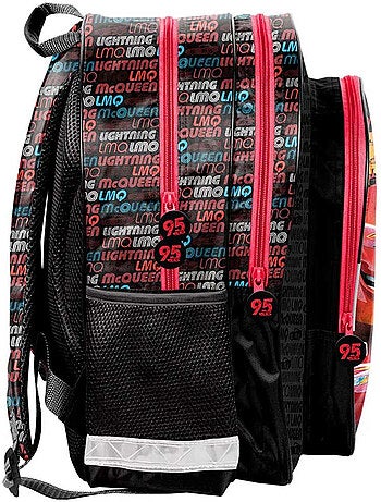 Sac à Dos Scolaire Cars Flash McQueen Fast 2 compartiments 38 CM