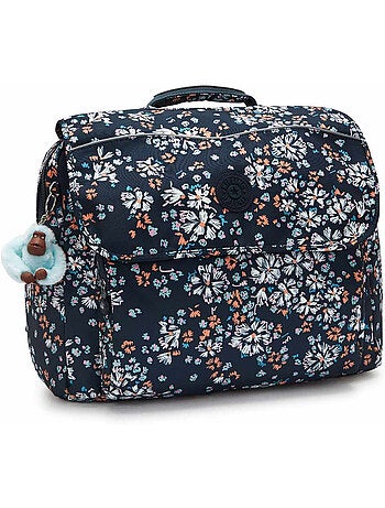 Sac à dos scolaire CODIE L 41 cm 'Kipling' imprimé floral sombre KIPLING