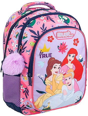 Sac à Dos Scolaire Disney Princess Be True avec 2 compartiments 43 CM