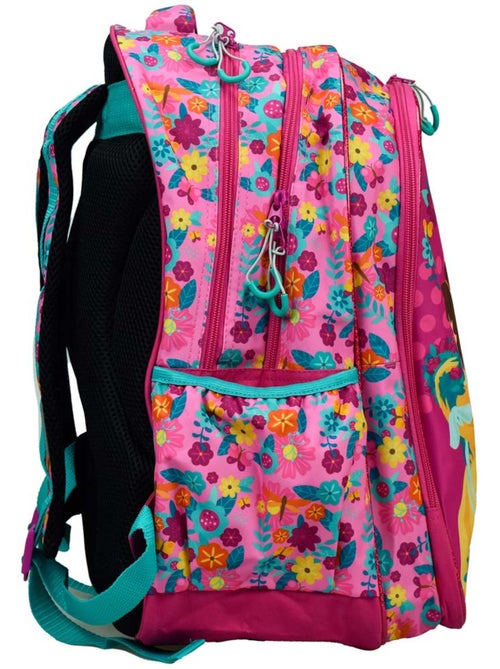 Sac à dos scolaire Disney Princess motif floral 43 CM - Kiabi