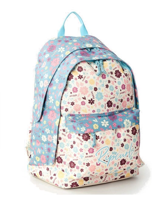 Sac à dos scolaire Double Dome 'Rip Curl' 2 poches zippées 42 cm Rip Curl - Kiabi Sac à dos scolaire Double Dome 'Rip Curl' 2 poches zippées 42 cm Rip Curl - Kiabi