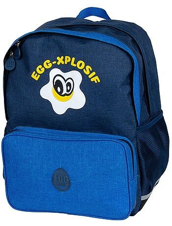 Sac à dos scolaire Eggmania 40 cm à 2 compartiments zippés DDP