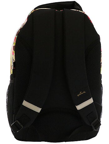 Sac à dos scolaire en tissu métallisé motif floral Hallmark
