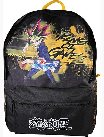Sac à dos scolaire enfant 1 compartiment YU-GI-OH King of Game noir