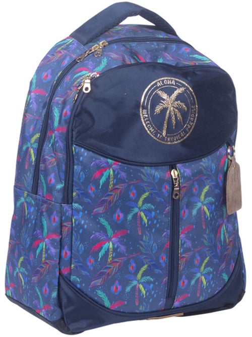 Sac à dos scolaire enfant 2 compartiments 42 cm 'Ettavee' – Aloha tropiques - Kiabi Sac à dos scolaire enfant 2 compartiments 42 cm 'Ettavee' – Aloha tropiques - Kiabi