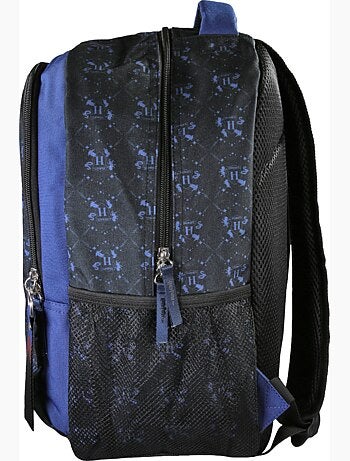Sac à dos scolaire enfant 2 compartiments HARRY POTTER bleu noir
