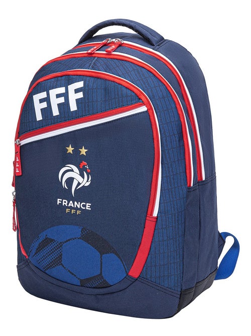 Sac à dos scolaire FFF - Collection officielle Equipe de France de Football - 3 compartiments - Kiabi
