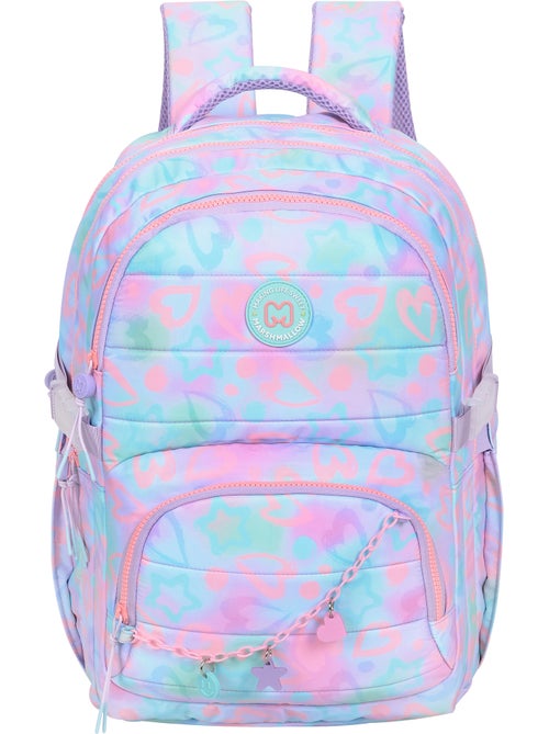 Sac à dos scolaire fille 2 compartiments MARSHMALLOW Funny Love rose - Kiabi Sac à dos scolaire fille 2 compartiments MARSHMALLOW Funny Love rose - Kiabi