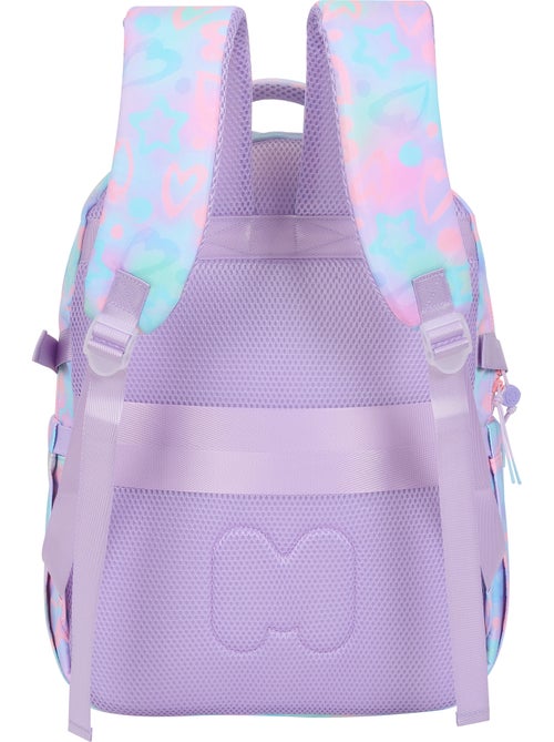 Sac à dos scolaire fille 2 compartiments MARSHMALLOW Funny Love rose - Kiabi Sac à dos scolaire fille 2 compartiments MARSHMALLOW Funny Love rose - Kiabi