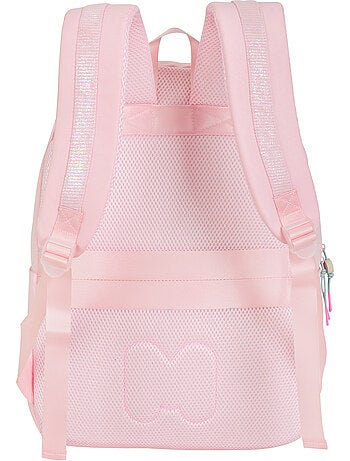 Sac à dos scolaire fille 2 compartiments MARSHMALLOW Grace Pink rose pastel