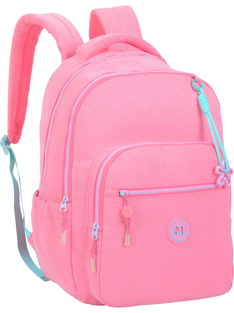 Sac à dos scolaire fille 2 compartiments MARSHMALLOW Sweet Glow Pink rose Rose - Kiabi