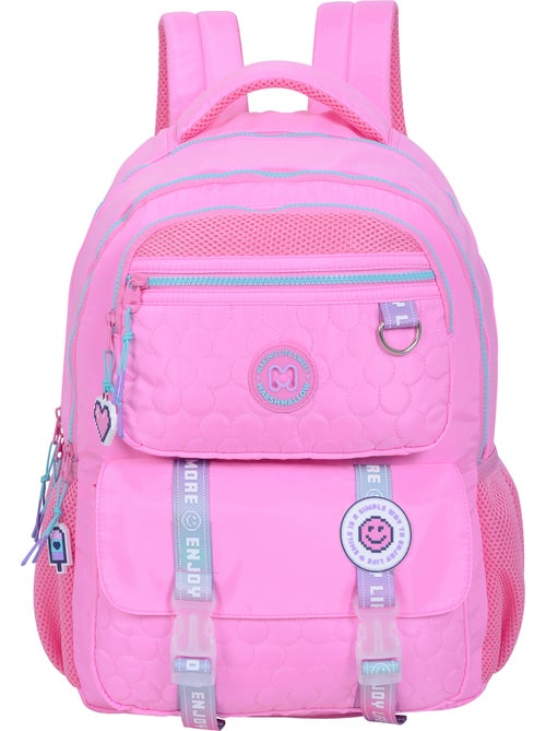Sac à dos scolaire fille Marshmallow Blush 2 compartiments rose - Kiabi Sac à dos scolaire fille Marshmallow Blush 2 compartiments rose - Kiabi