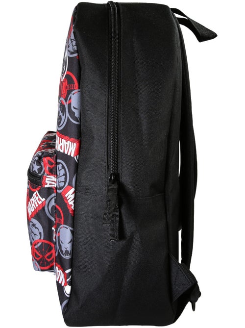 Sac à dos scolaire garçon 1 compartiment MARVEL noir rouge - Kiabi Sac à dos scolaire garçon 1 compartiment MARVEL noir rouge - Kiabi