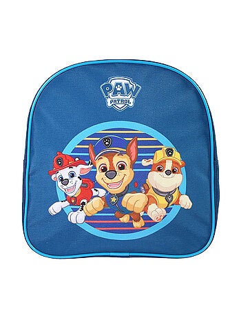 Sac à Dos Scolaire Goûter Maternelle 24 cm Pat'Patrouille- Bleu - 1 compartiment zippé - Bagtrotter