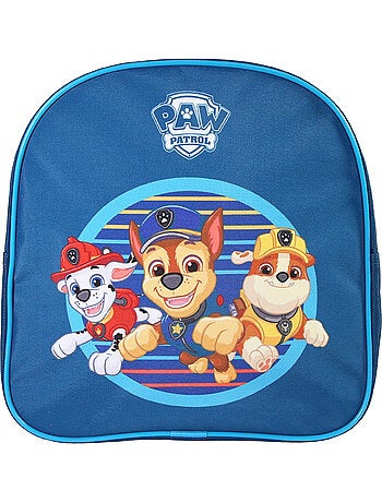 Sac à Dos Scolaire Goûter Maternelle 24 cm Pat'Patrouille- Bleu - 1 compartiment zippé - Bagtrotter