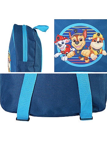 Sac à Dos Scolaire Goûter Maternelle 24 cm Pat'Patrouille- Bleu - 1 compartiment zippé - Bagtrotter