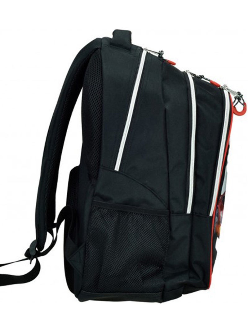 Sac à dos scolaire Hot Wheels imprimé No Limit 43 CM Noir Rouge Blanc - Kiabi