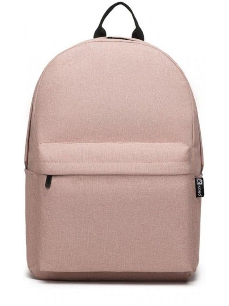Sac à dos scolaire hydrofuge compartiment pc 15,4 pouces 43x16x32 cm - kono Rose - Kiabi