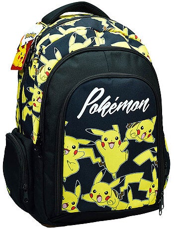 Sac à dos scolaire imprimé Pikachu polyester Pokemon