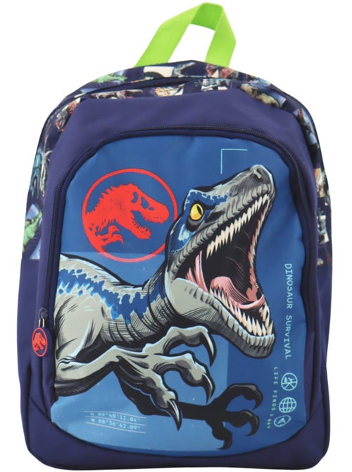 Sac à dos scolaire Jurassic World motif dinosaure polyester - Kiabi