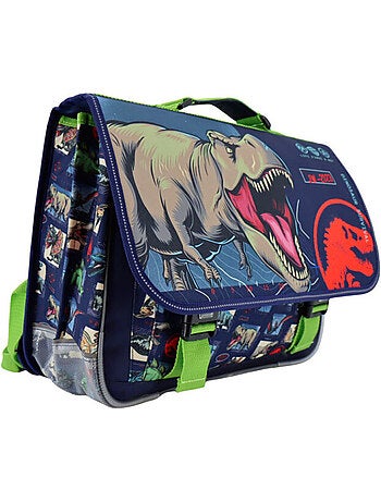 Sac à dos scolaire Jurassic World polyester imprimé dinosaures