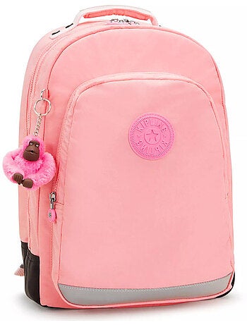 Sac à dos scolaire kipling class room polyester motif coral sea