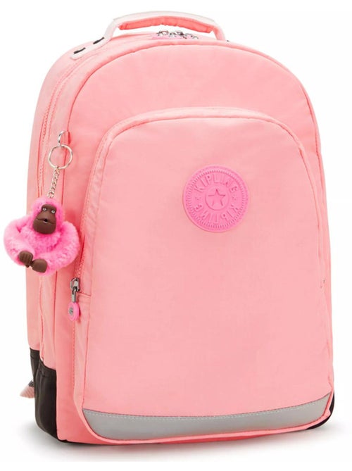 Sac à dos scolaire Kipling Class Room polyester motif Coral Sea - Kiabi