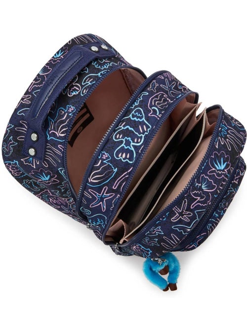 Sac à dos scolaire Kipling Class Room polyester motif Disco Fish - Kiabi