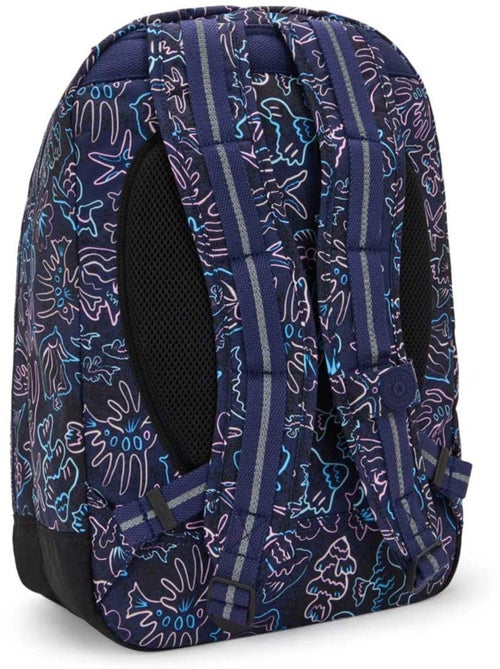 Sac à dos scolaire Kipling Class Room polyester motif Disco Fish - Kiabi