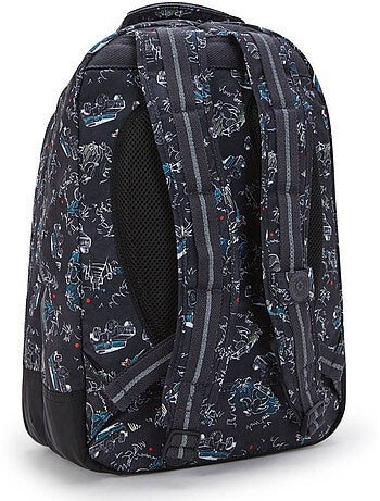 Sac à dos scolaire Kipling Class Room polyester motif Jungle Fun Race