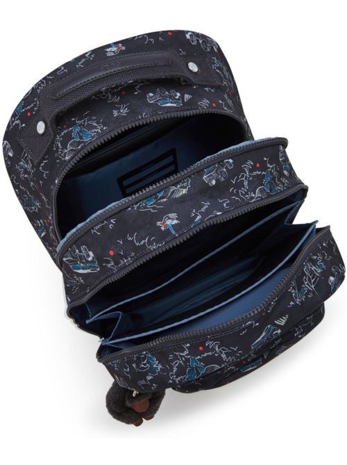 Sac à dos scolaire Kipling Class Room polyester motif Jungle Fun Race - Kiabi