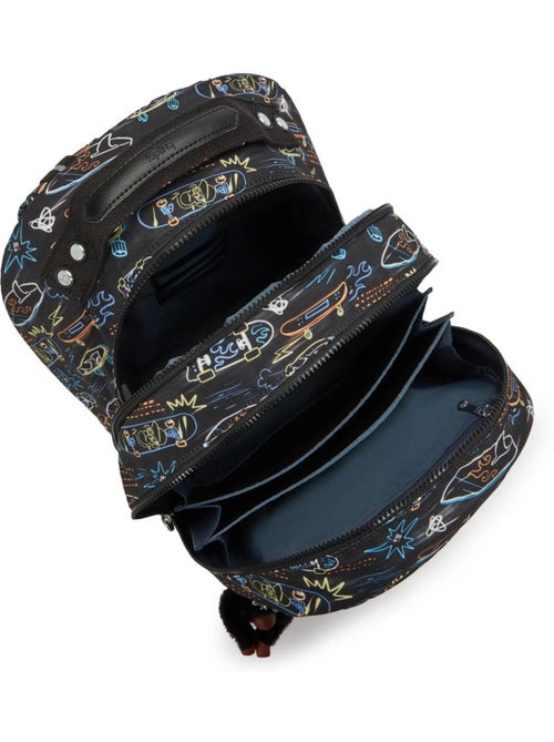 Sac à dos scolaire Kipling Class Room polyester motif Neon Skate - Kiabi
