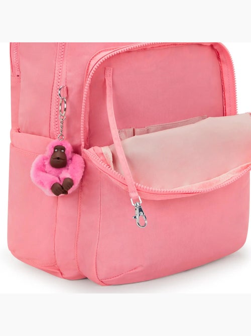 Sac à Dos Scolaire Kipling Seoul Lap Coral Sea 44 CM - avec poche protectrice pour ordinateur - Kiabi