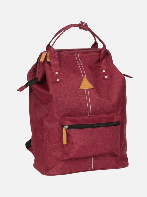 Sac à dos scolaire léger 1 compartiment POIDS PLUME bordeaux - Kiabi Sac à dos scolaire léger 1 compartiment POIDS PLUME bordeaux - Kiabi