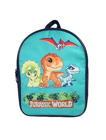 Sac à Dos Scolaire Maternelle 31 cm Jurassic World - Marine - 1 compartiment zippé - Bagtrotter