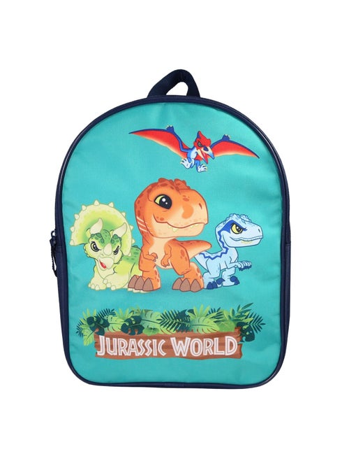 Sac à Dos Scolaire Maternelle 31 cm Jurassic World - Marine - 1 compartiment zippé - Bagtrotter - Kiabi