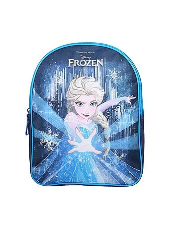 Sac à Dos Scolaire Maternelle 31 cm La Reine des Neiges - Marine - 1 compartiment zippé - Bagtrotter