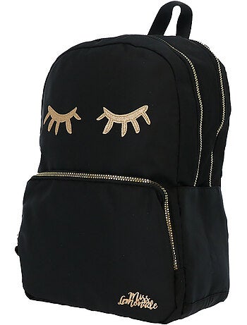 Sac à dos scolaire Miss Lemonade CMP aspect mat avec applique pailletée