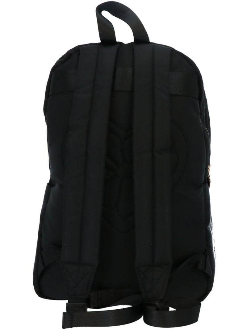 Sac à dos scolaire Miss Lemonade CMP aspect mat avec applique pailletée Noir - Kiabi