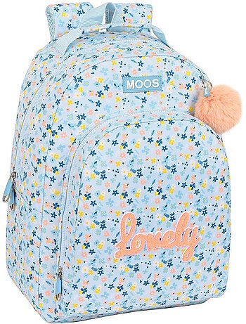 Sac à Dos Scolaire Moos Lovely imprimé floral 42 CM