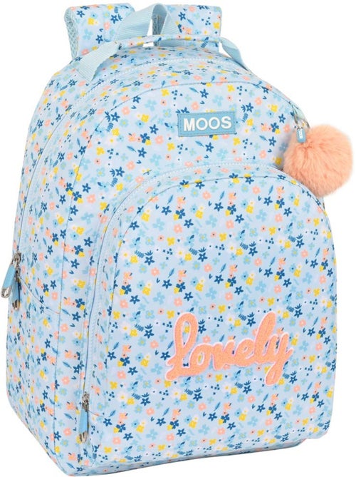 Sac à Dos Scolaire Moos Lovely imprimé floral 42 CM - Kiabi Sac à Dos Scolaire Moos Lovely imprimé floral 42 CM - Kiabi