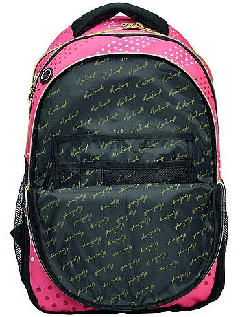 Sac à dos scolaire motif à pois en nylon/polyester Hallmark