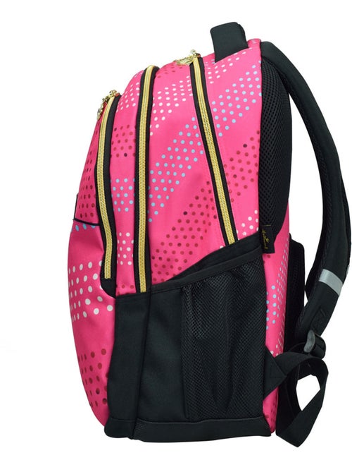 Sac à dos scolaire motif à pois en nylon/polyester Hallmark - Kiabi