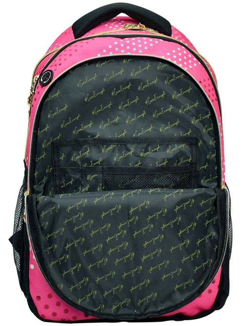 Sac à dos scolaire motif à pois en nylon/polyester Hallmark - Kiabi